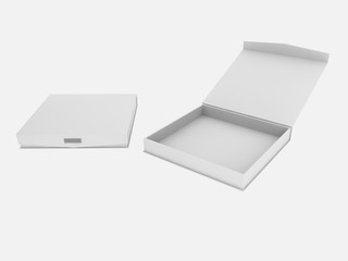 Leather Jewelry Box 3d rendering