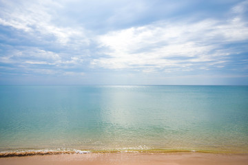 outdoor travel sea of tropical beach