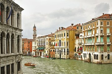 Grand canal in Venice. Region Veneto. Italy