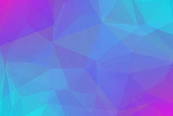 Obraz premium Gradient abstract horizontal triangle background. Vibrant rainbow multicolored polygonal backdrop for business presentation. Soft gradient color transition for mobile application and web.