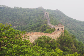 Fototapeta na wymiar Mutianyu section of Great Wall of China