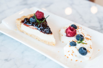 blueberry cheese cake