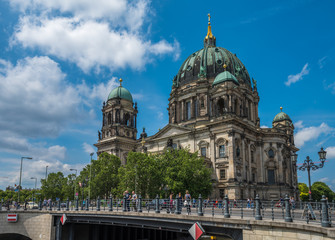 Fototapeta na wymiar Berlin Cathedral or Berliner Dom, Germany