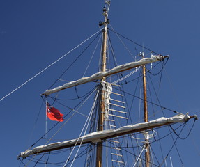 Tall ship masts