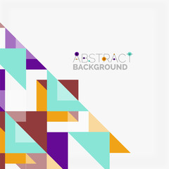 Triangle pattern design background