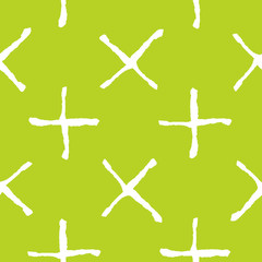 Trendy seamless pattern with handdrawn shapes.