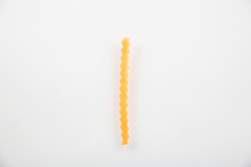 Carrot sticks slice isolated in white background