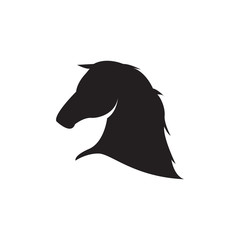head horse silhouette