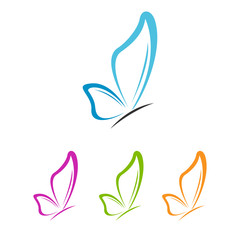 butterfly color logo