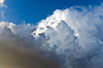 Cumulusnimbus in the sky