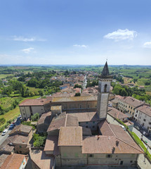Toskana-Panorama, Vinci im Chianti-Gebiet (Geburtsort von Leonardo da Vinci)
