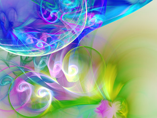 Abstract fractal background