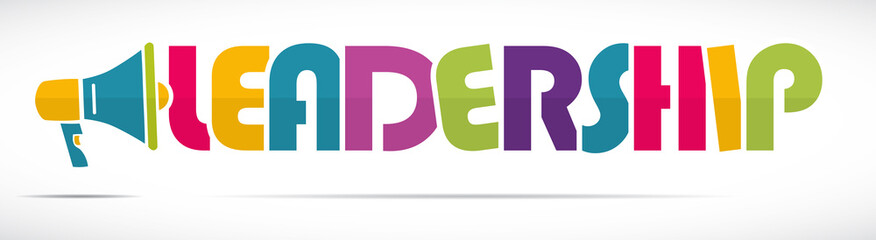 mégaphone mot : leadership