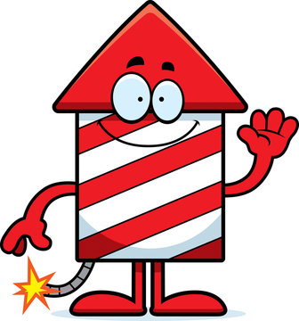 recommend clip art: Cartoon Firework Waving