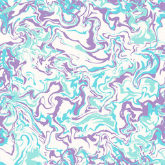 Obraz premium Seamless Pattern with Blue and Violet Marble Texture