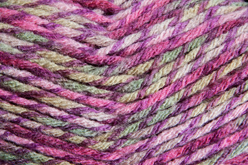 Multicolored yarn for knitting