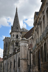 Fototapeta na wymiar Eglise Saint-Eusèbe à Auxerre en Bourgogne, France