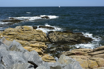 Brandung in Bornholm