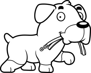 Cartoon Rottweiler Leash