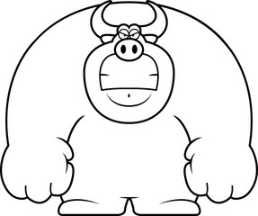 Angry Cartoon Bull