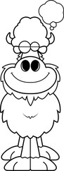 Cartoon Buffalo Dreaming