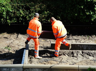 Baustelle,Strassenbau,Handwerk