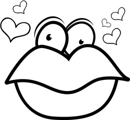 Cartoon Lips