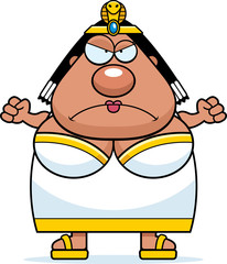 Angry Cartoon Cleopatra