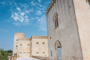 Neo-Classical and Neo-Gothic Donnafugata castle, Ragusa, Sicily, Italy.