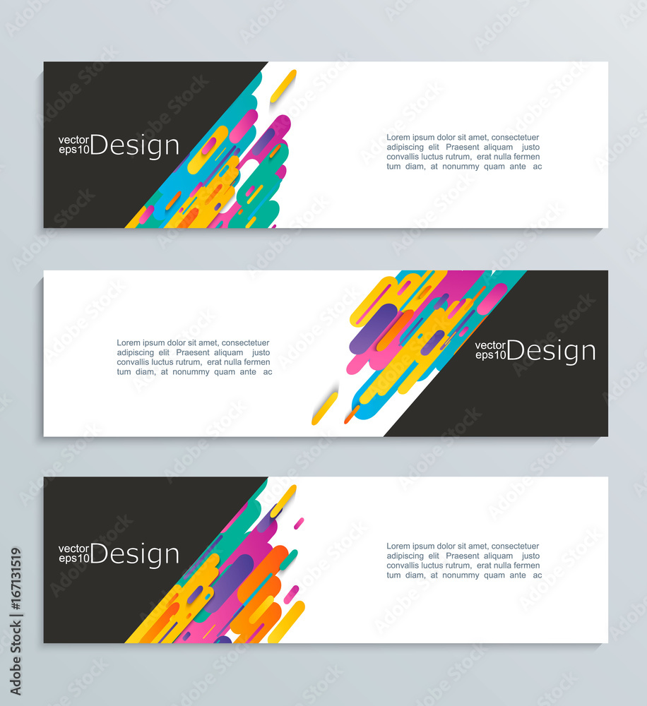 Wall mural web banner for your design, header template.