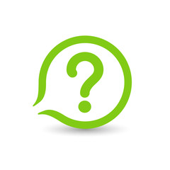 Question mark sign, icon, symbol. Vector illustration