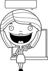 Cartoon Teacher Idea