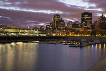 Montreal blue hour