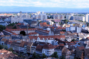 Fototapeta premium Vue sur Strasbourg
