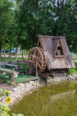 Artificial pond, Central Park of Culture and Recreation / Orenburg, Orenburg region, Orsk