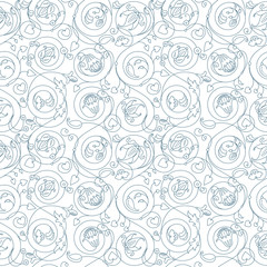 Fine Russian floral ornament