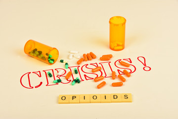 Signs and symbols of prescription opioid crisis.