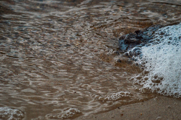 Foam abstract, water surface