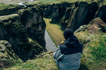 Fjadrargljufur Canyon Iceland