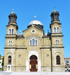 Fototapeta na wymiar Burgas Church Bulgaria Europe