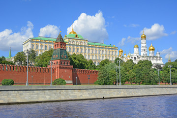 Moscow. View of the Kremlin from the Moscow river