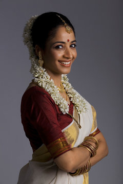 Portrait Of A South Indian Woman 