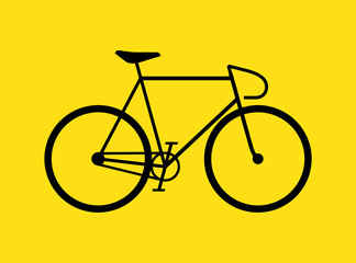 Fixed Gear Track Bike simple icon