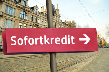 Schild 211 - Sofortkredit