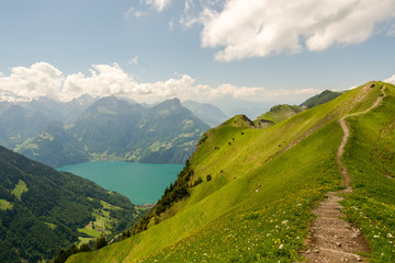 On the ridge over the Stoos