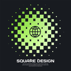 Abstract vector design elements for graphic layout.