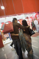 Couple shopping 