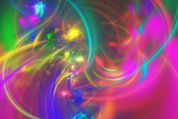 Abstract fractal background