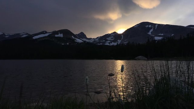 Brainard Lake at Sunset Colorado Landscape