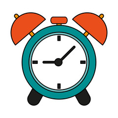 Fototapeta na wymiar analog alarm clock icon image